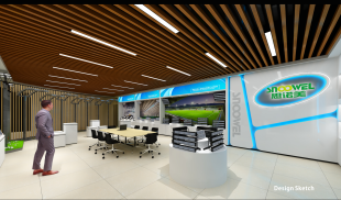利用科技手段打造智慧展廳，展示深圳專業設計成果